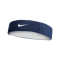 Nike Stirnband Swoosh Classic Reversible (Baumwollmix) navyblau/weiss - 1 Stück